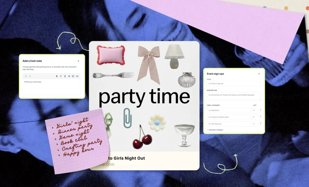 What Are Evite Event Pages